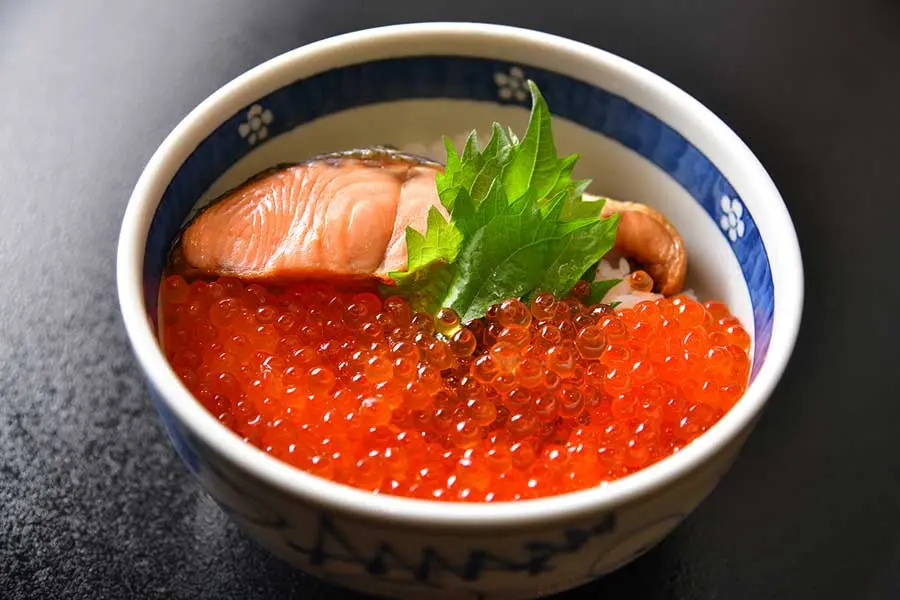 塩引鮭とはらこ醤油漬