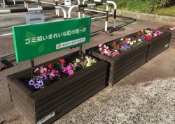 駅前花壇