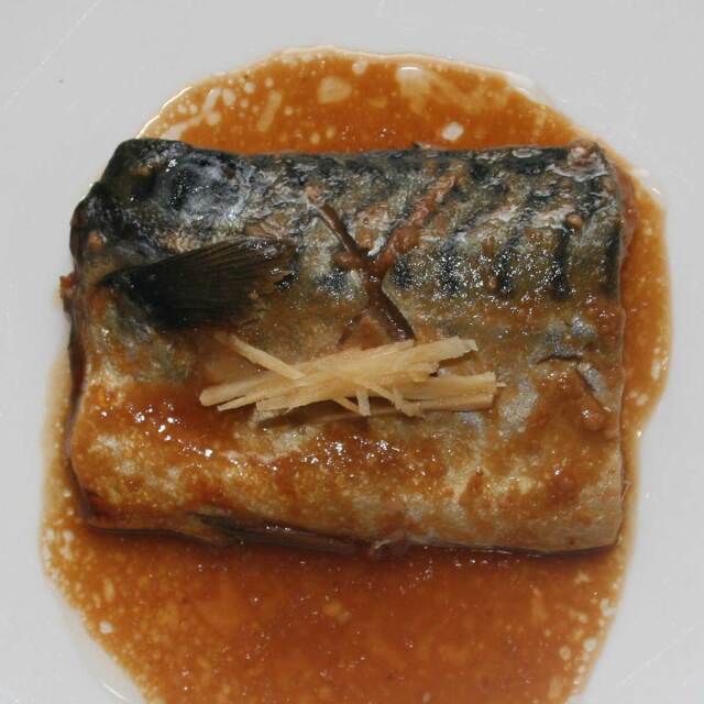 さばの味噌煮 盛付例